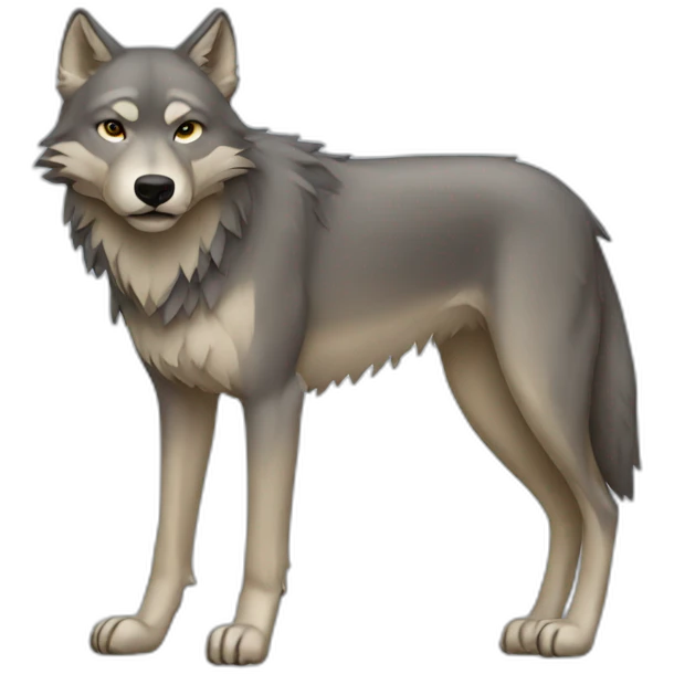 wolf body emoji