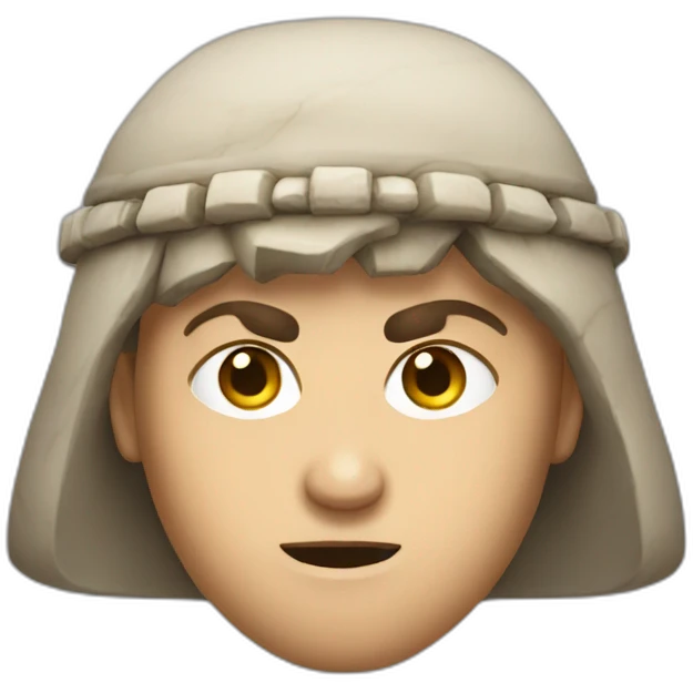 angry young caucasian ancient israelite man emoji