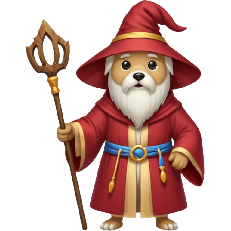 Dog wizard emoji