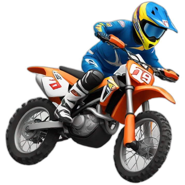 Motocross emoji