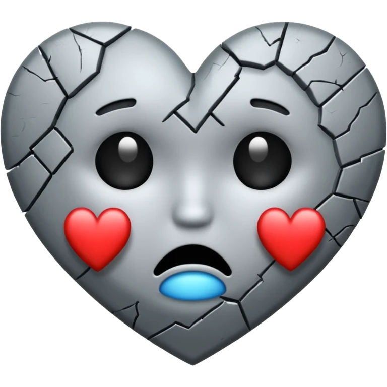 Kırılmış kalp üzgün emoji emoji