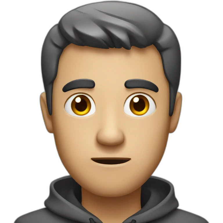 suspicious  man emoji