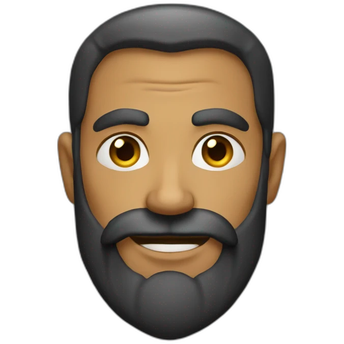 Bearded daddy djinn emoji