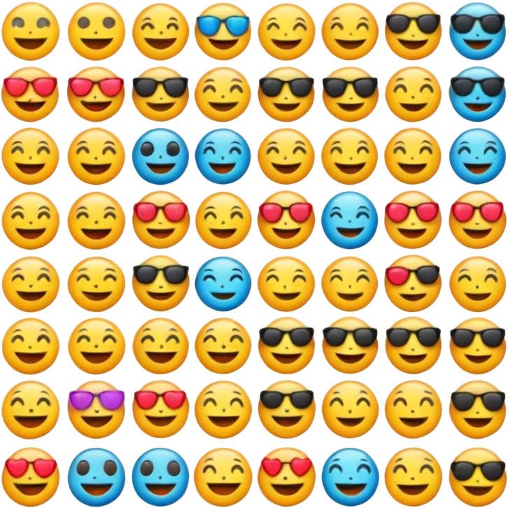 Colagem emoji emoji