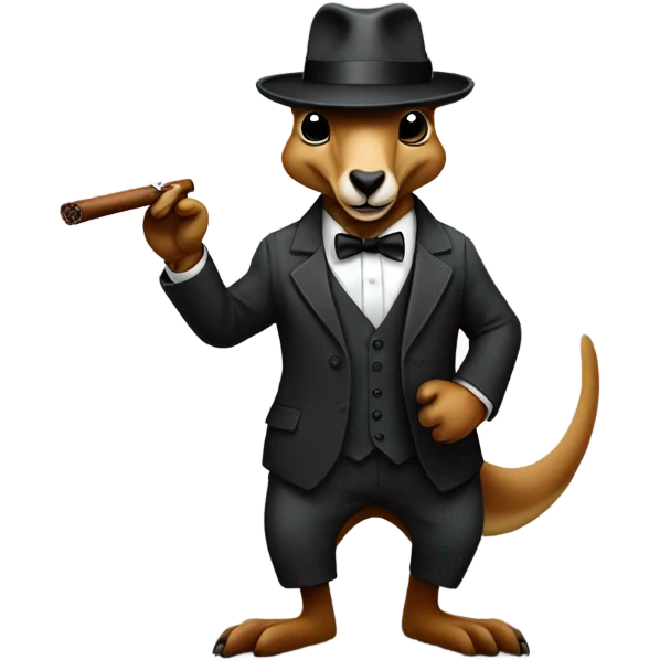 Kangaroo mobster  emoji