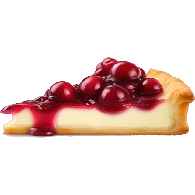 Delicious Cranberry brie pastry emoji