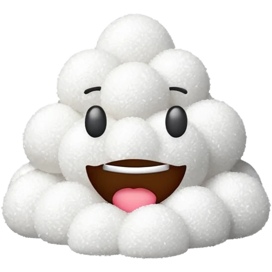 make an iphone styled emoji of sugar emoji