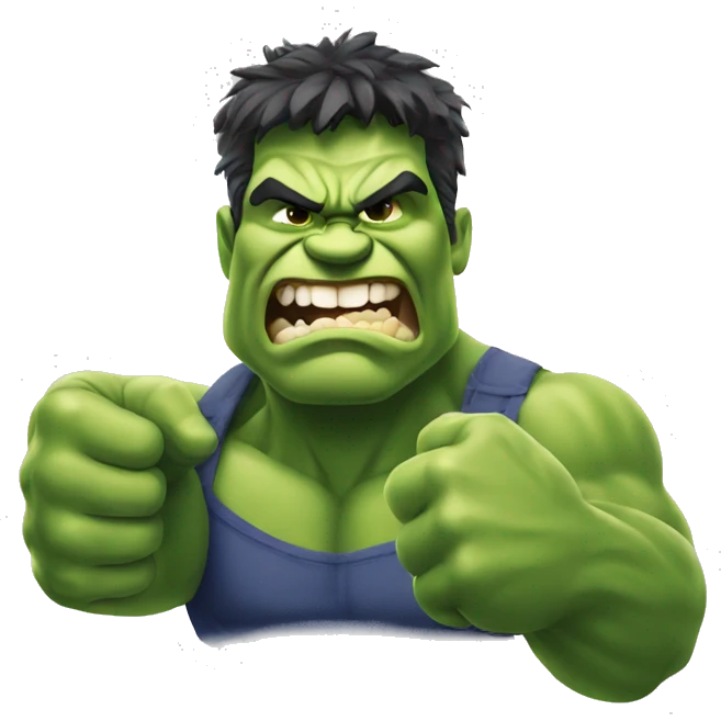 Hulk giving a thumbs up emoji