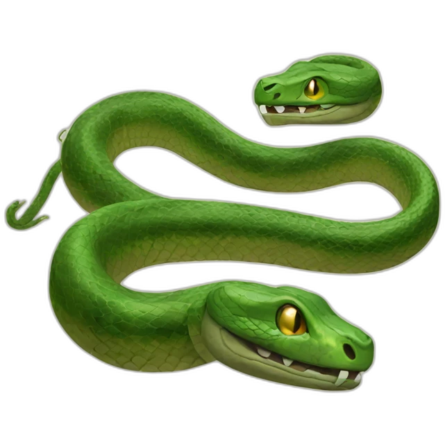 Serpent et Serpent emoji