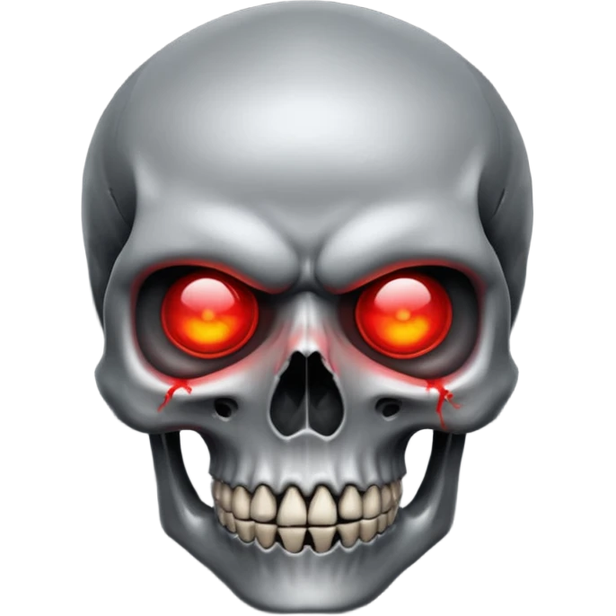 sigma skull with red light in his left eye emoji