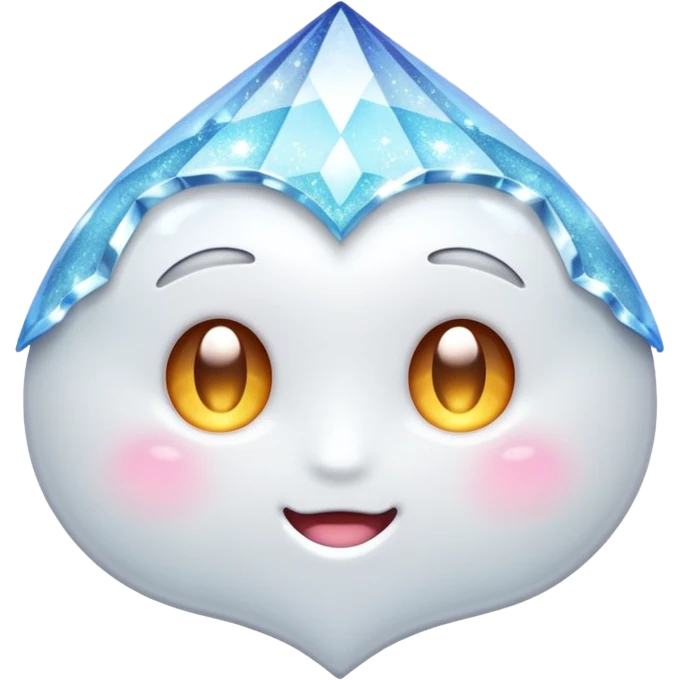 glossy white sparkle emoji