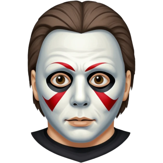 Michael Myers but with the Kiss make up on the mask emoji