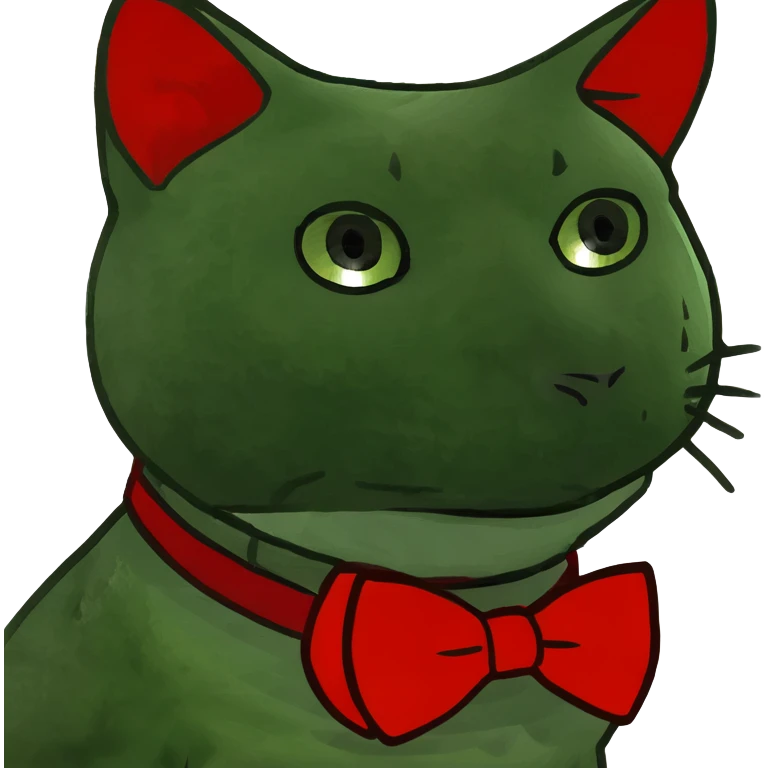 Domestic shorthair brown cat emoji