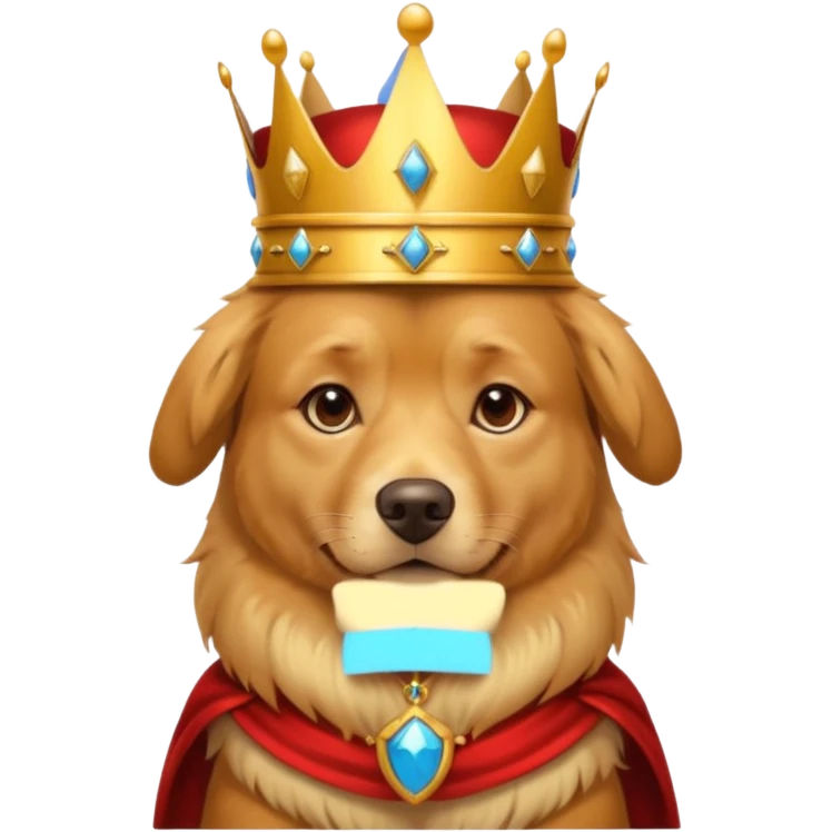king dog emoji