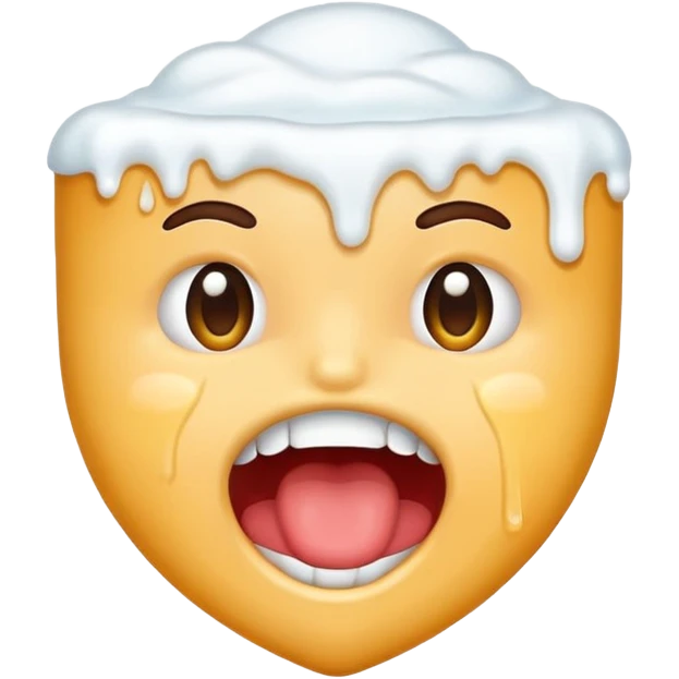 frothing mouth emoji