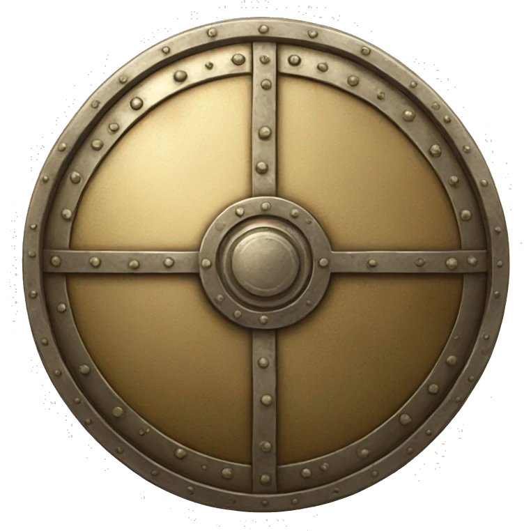 Greek shield round emoji