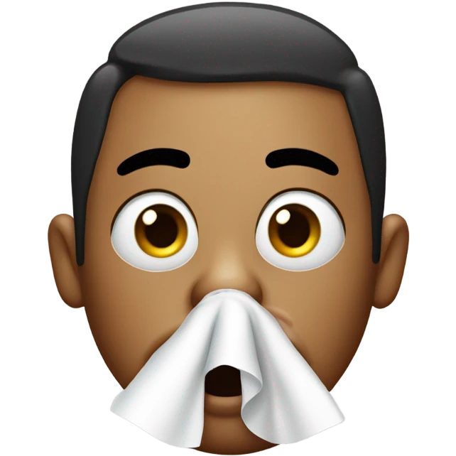 Really bad runny nose emoji
