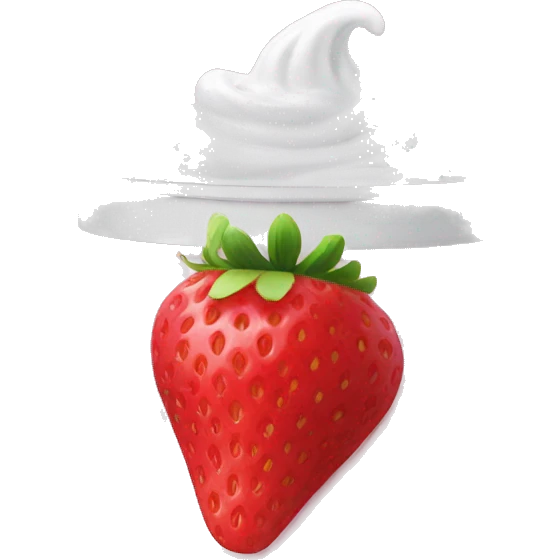 a tub of strawberry yogurt emoji