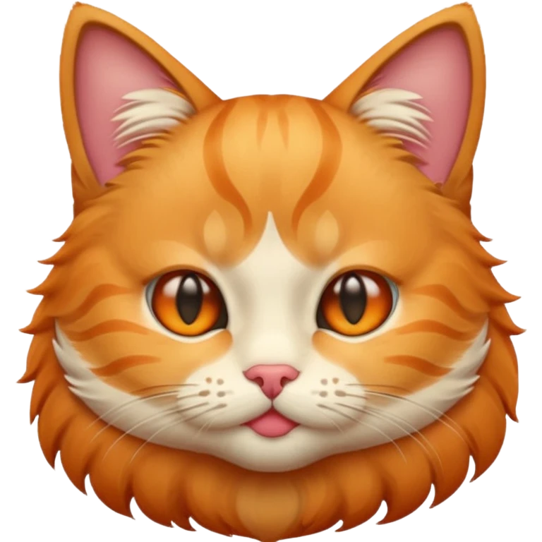 Cat emoji making kissy face emoji