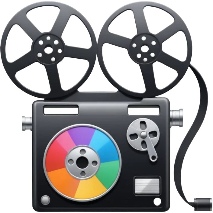 mac os icon physical film 60s recording emoji
