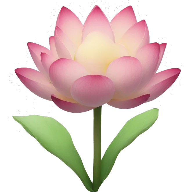 light ink lotus flower  emoji