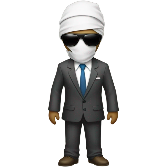 invisible man emoji