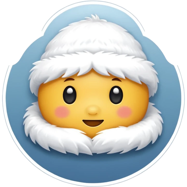snow cap sticker emoji