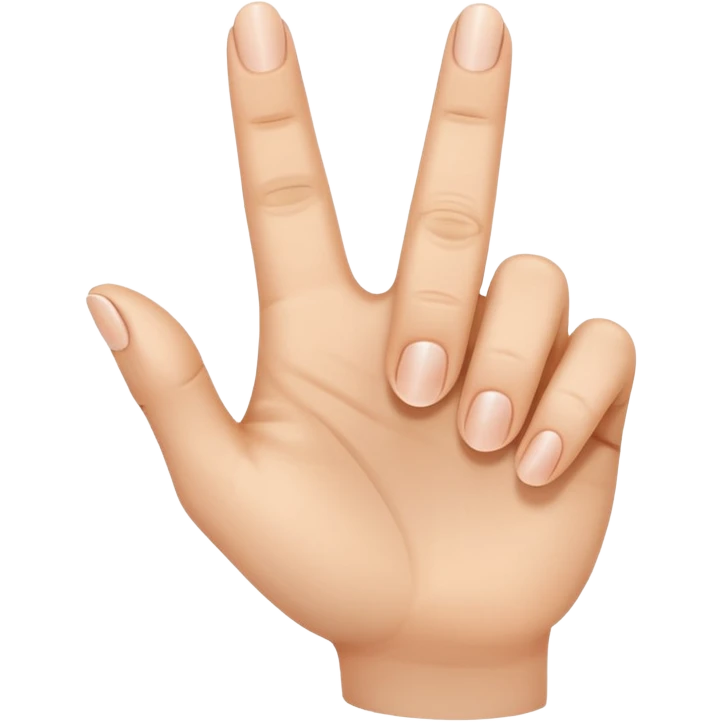 a hand with finger pointing at the camera emoji