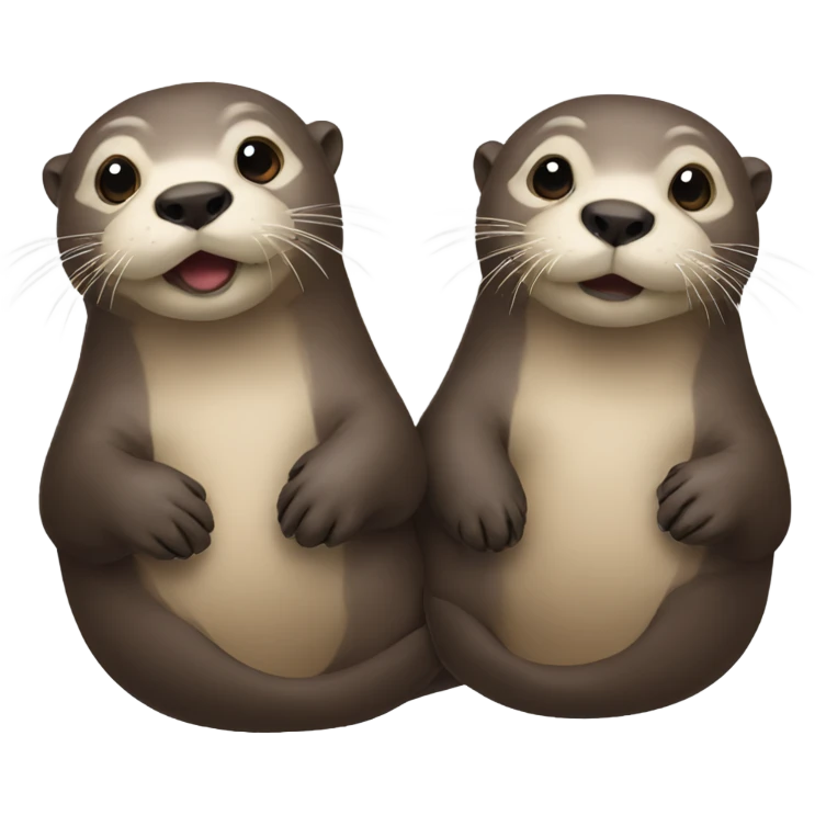 Two otters  emoji