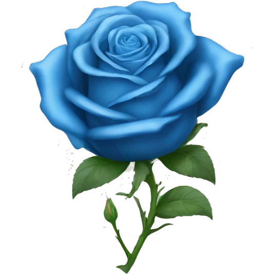 Blue roses emoji