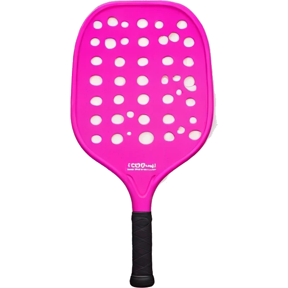 Pink Pickleball paddle emoji