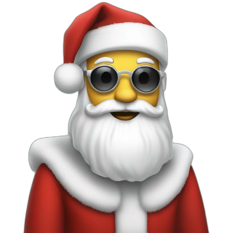 Santa Claus DJ emoji
