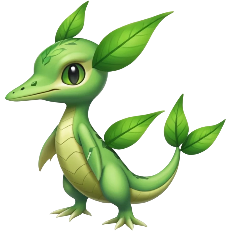 Larvitar-Celebi-Snivy-hybrid-fusion (full body) emoji
