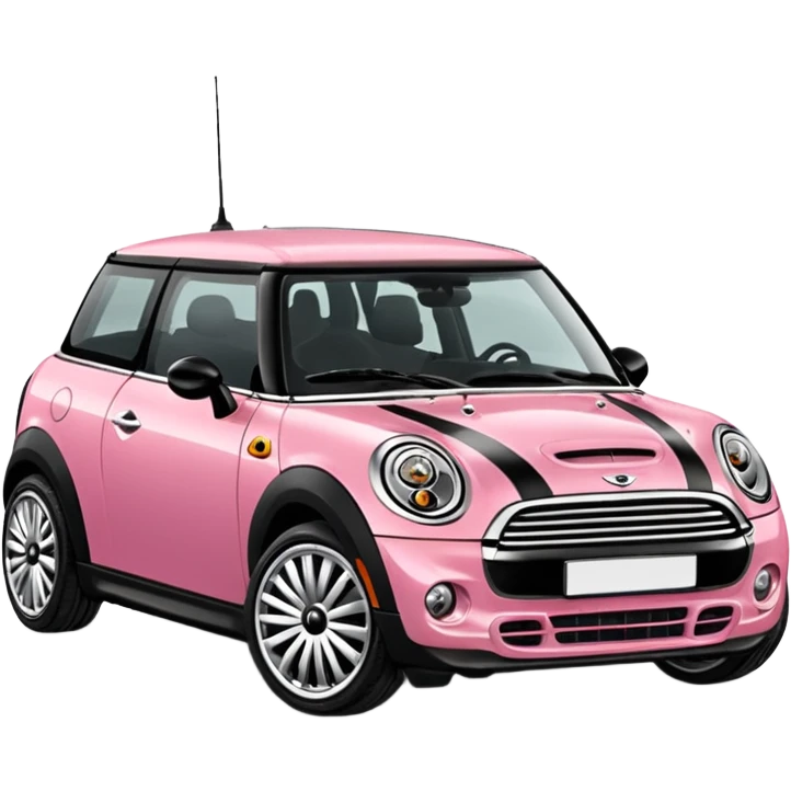 pembe mini cooper emojisi hazırlar mısın emoji