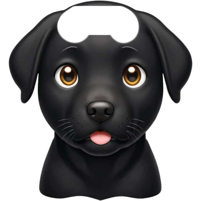 Black Labrador emoji