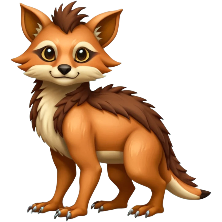 Anthropomorphic digitigrade Vernid-creature by LiLaiRa (full body) emoji