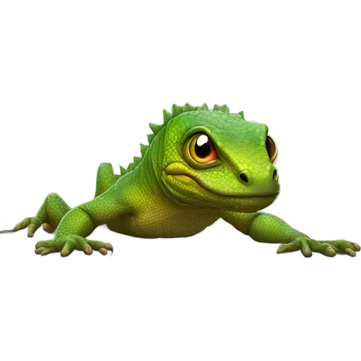 Grill lizard  emoji