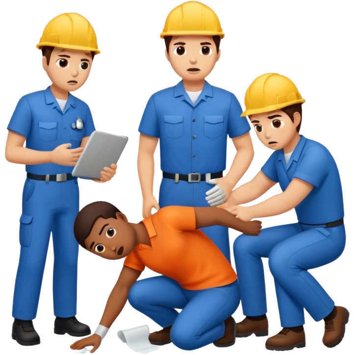 work place accident emoji