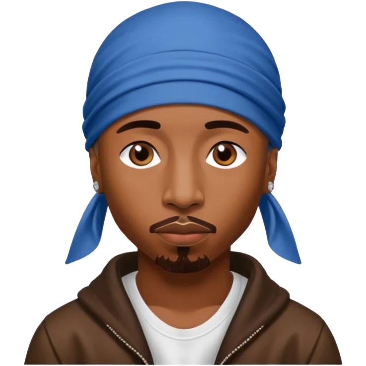 2Pac only face and durage emoji