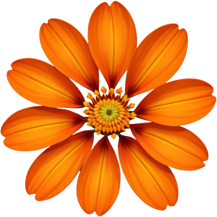 Orange flower emoji