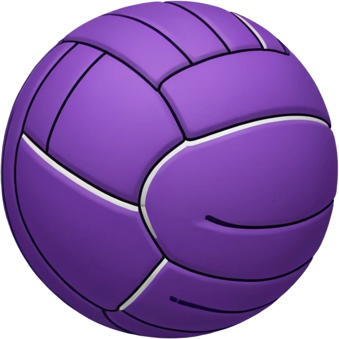 Purple Volleyball emoji