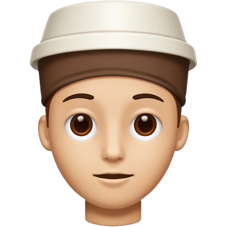 Persona con cabeza de taza de café emoji