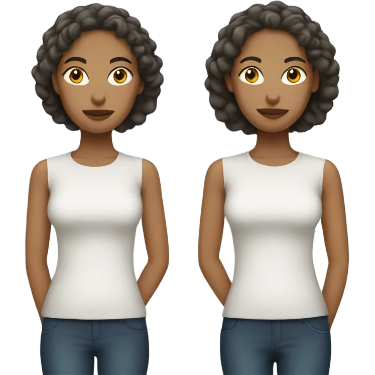 White Twin women emoji