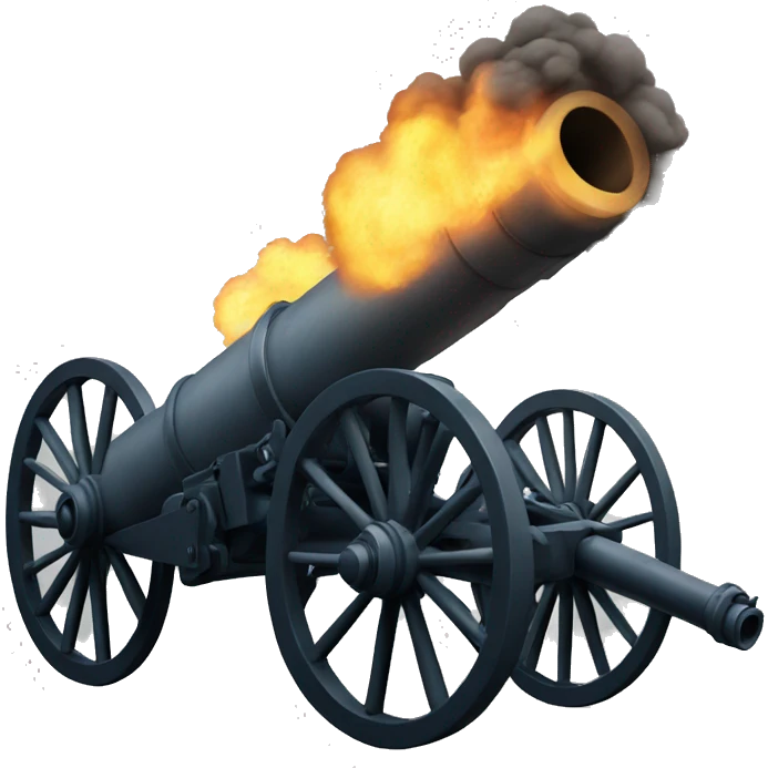 Cannon fire emoji