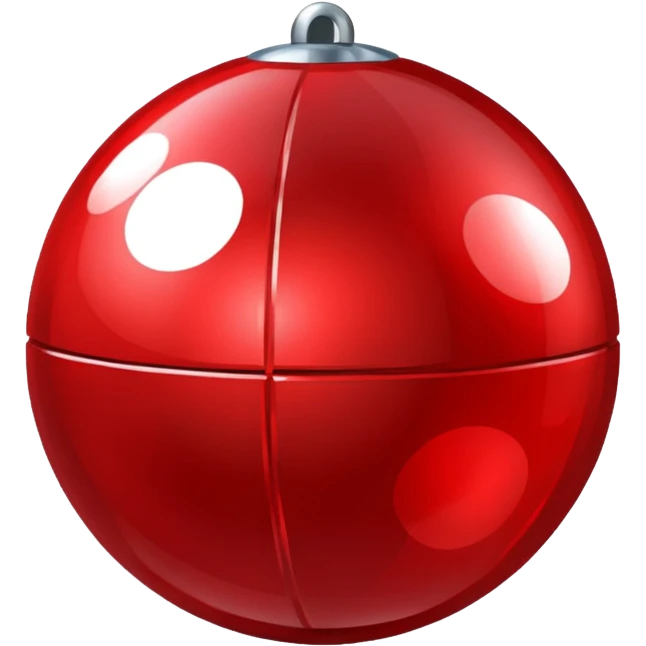 Disco Birthday Ball with red shine emoji