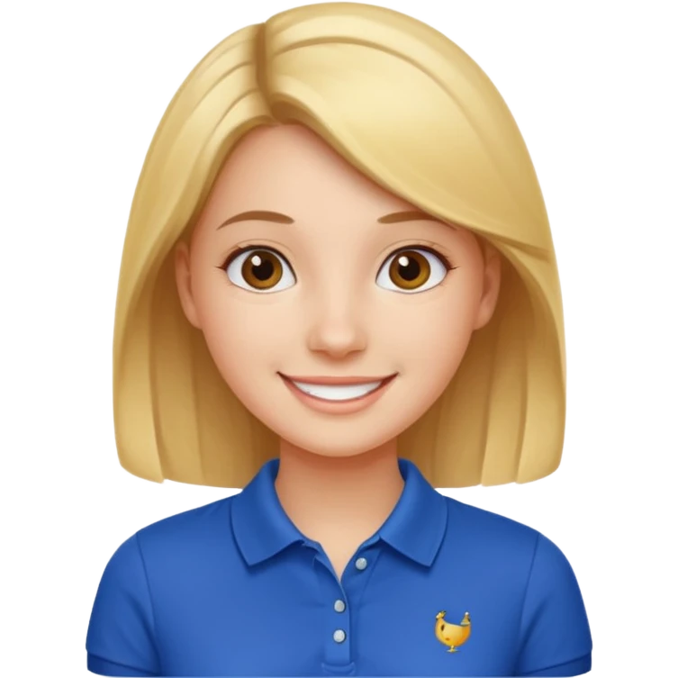 A preppy girl emoji
