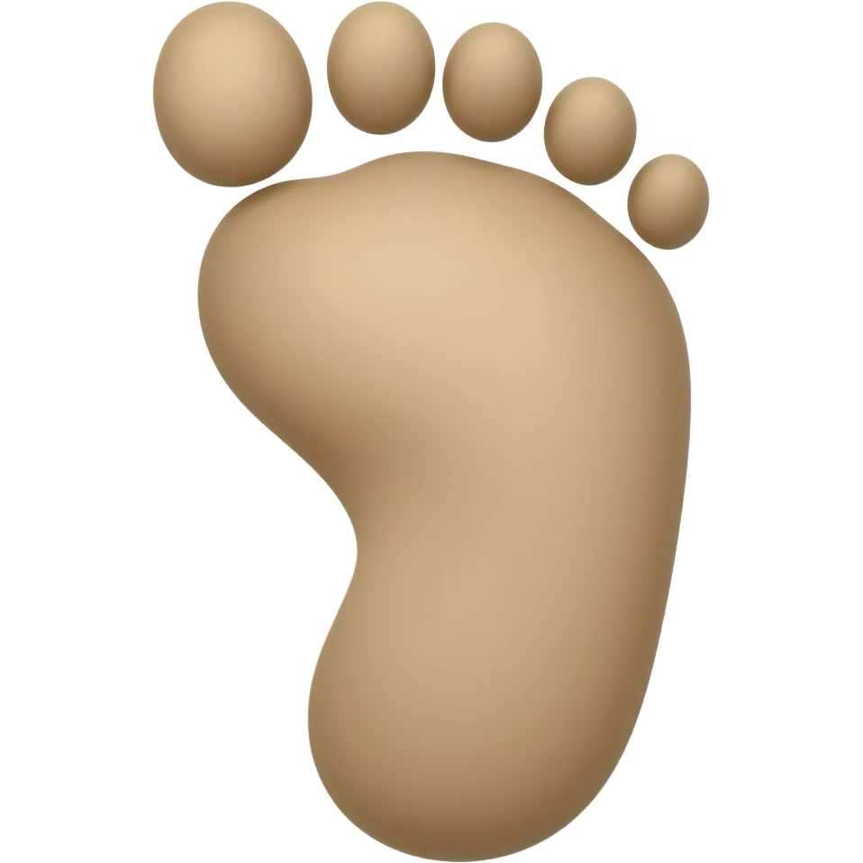 Footprint emoji