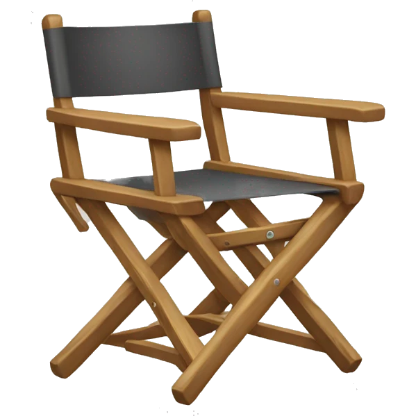 Folding chair emoji