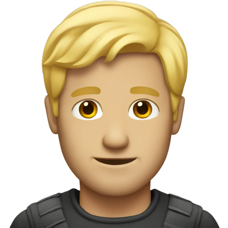 blonde man emoji
