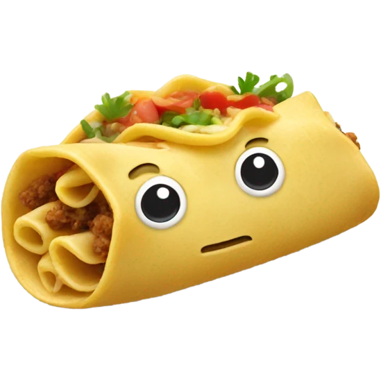 Pasta taco emoji